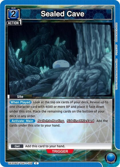 Sealed Cave, UE20BT: That Time I Got Reincarnated as a Slime UE20BT/TSK-1-108