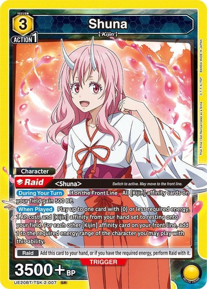 Shuna (007), UE20BT: That Time I Got Reincarnated as a Slime UE20BT/TSK-2-007
