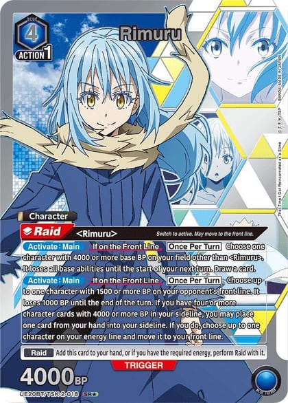 Rimuru (018) (SR*), UE20BT: That Time I Got Reincarnated as a Slime UE20BT/TSK-2-018