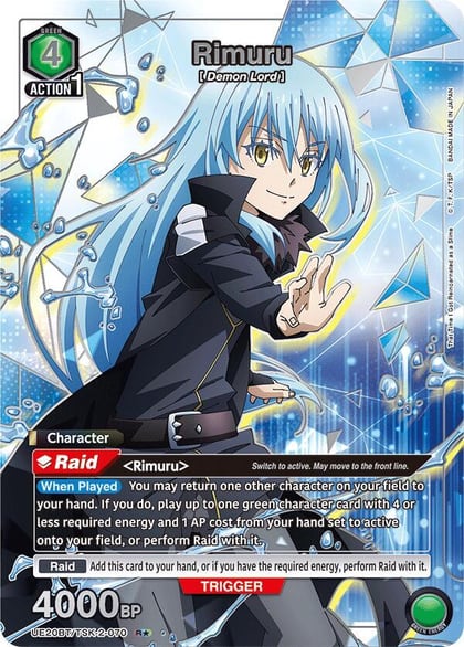 Rimuru (070) (R*), UE20BT: That Time I Got Reincarnated as a Slime UE20BT/TSK-2-070