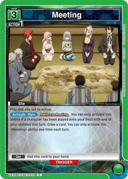 Meeting, UE20BT: That Time I Got Reincarnated as a Slime UE20BT/TSK-2-072