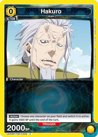 Hakuro (009) (Box Topper Foil), UE20BT: That Time I Got Reincarnated as a Slime UE20BT/TSK-2-009