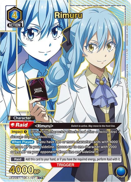 Rimuru (107) (Box Topper Gold Foil), UE20BT: That Time I Got Reincarnated as a Slime UE20BT/TSK-1-107