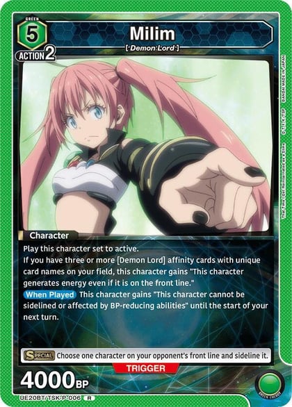 Milim (P-006), UE20BT: That Time I Got Reincarnated as a Slime UE20BT/TSK-P-006