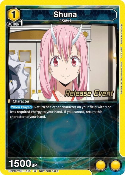 Shuna (018), UE20BT: That Time I Got Reincarnated as a Slime Release Event Cards UEPR/TSK-1-018