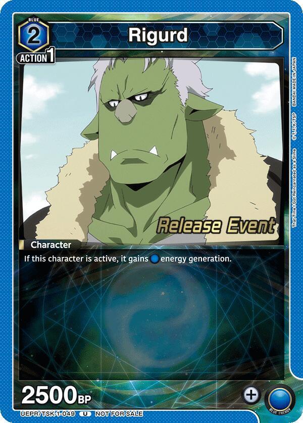 Rigurd, UE20BT: That Time I Got Reincarnated as a Slime Release Event Cards UEPR/TSK-1-049