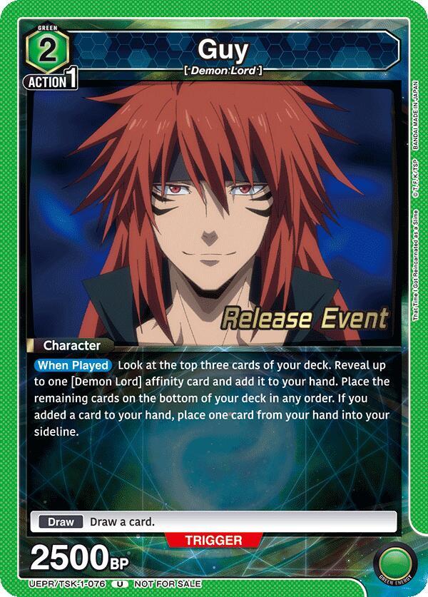 Guy, UE20BT: That Time I Got Reincarnated as a Slime Release Event Cards UEPR/TSK-1-076