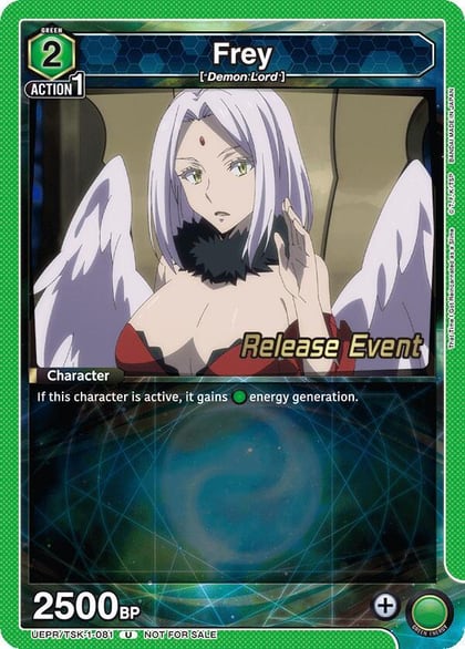 Frey, UE20BT: That Time I Got Reincarnated as a Slime Release Event Cards UEPR/TSK-1-081