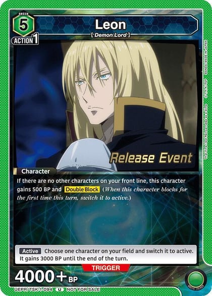 Leon, UE20BT: That Time I Got Reincarnated as a Slime Release Event Cards UEPR/TSK-1-094