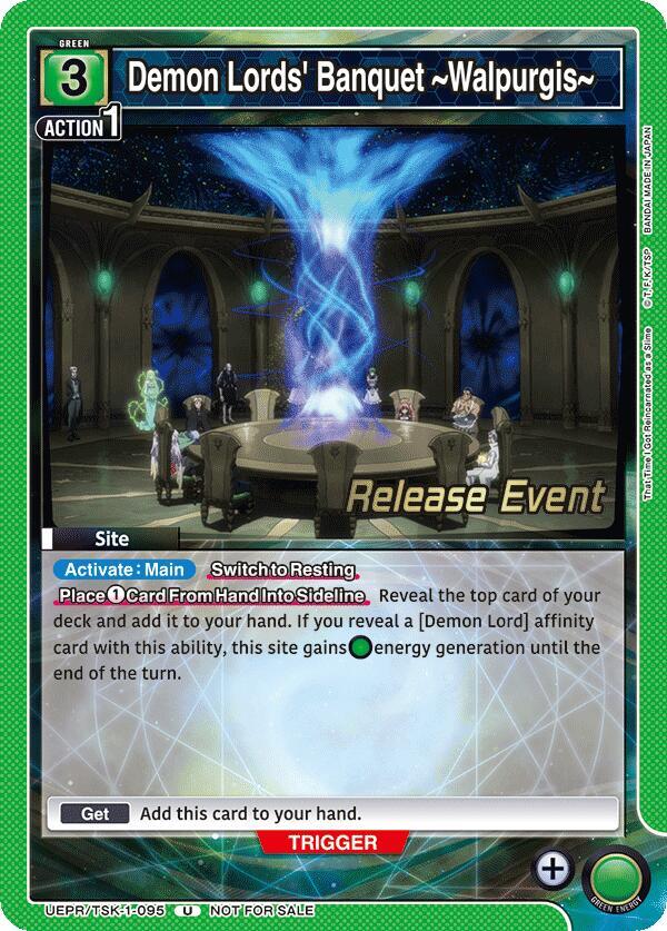 Demon Lords' Banquet ~Walpurgis~, UE20BT: That Time I Got Reincarnated as a Slime Release Event Cards UEPR/TSK-1-095