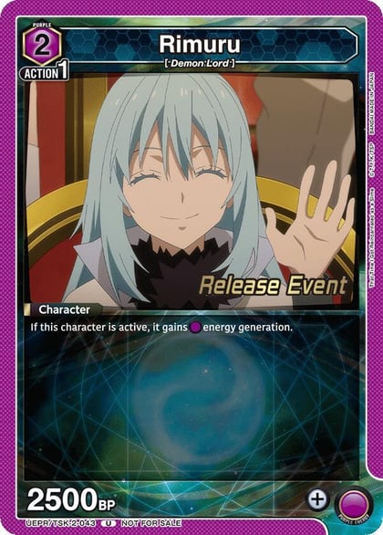Rimuru (043), UE20BT: That Time I Got Reincarnated as a Slime Release Event Cards UEPR/TSK-2-043