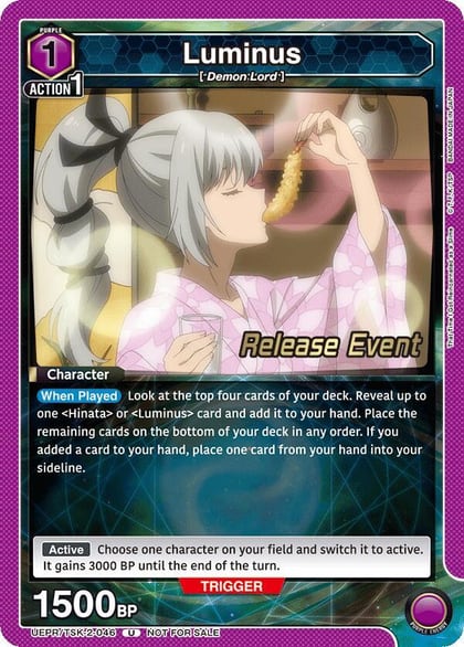 Luminus (046), UE20BT: That Time I Got Reincarnated as a Slime Release Event Cards UEPR/TSK-2-046