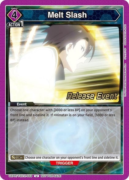 Melt Slash, UE20BT: That Time I Got Reincarnated as a Slime Release Event Cards UEPR/TSK-2-059