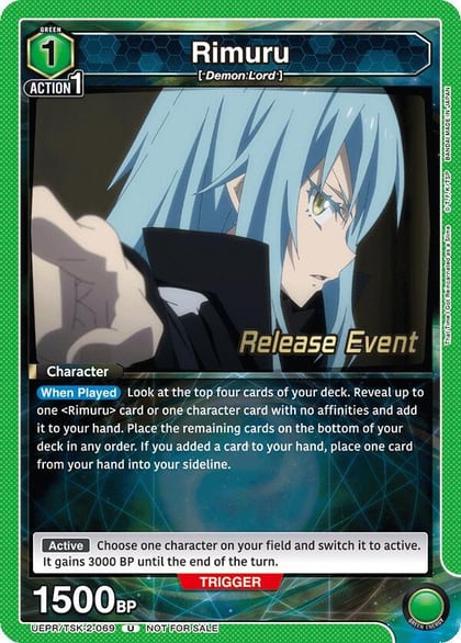 Rimuru (069), UE20BT: That Time I Got Reincarnated as a Slime Release Event Cards UEPR/TSK-2-069