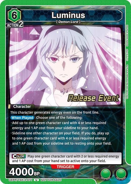 Luminus (071), UE20BT: That Time I Got Reincarnated as a Slime Release Event Cards UEPR/TSK-2-071