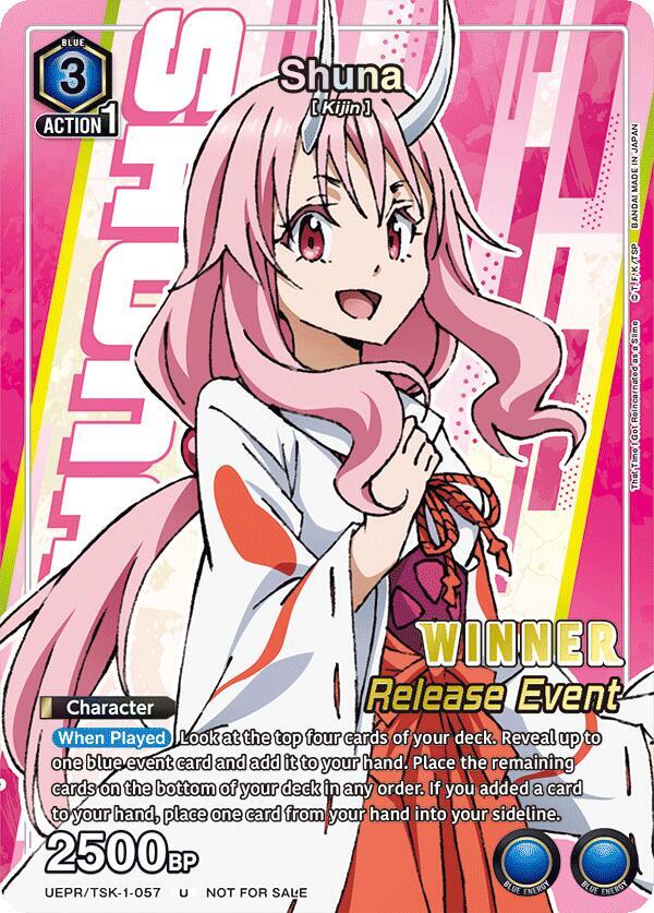 Shuna (Release Event Winner), UE20BT: That Time I Got Reincarnated as a Slime Release Event Cards UEPR/TSK-1-057