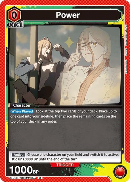 Power (057), UE22BT: CHAINSAW MAN UE22BT/CSM-1-057