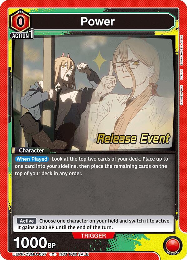 Power (057), UE22BT: CHAINSAW MAN Release Event UE22BT/CSM-1-057