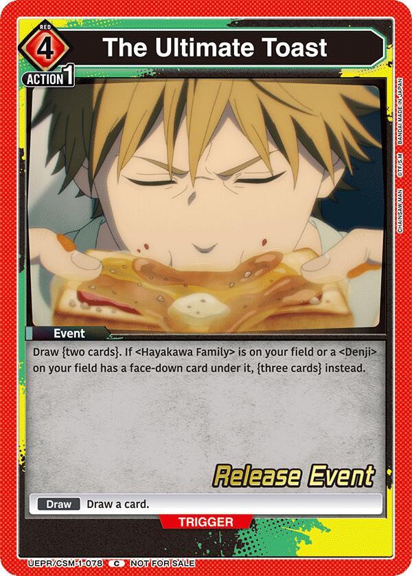 The Ultimate Toast, UE22BT: CHAINSAW MAN Release Event UE22BT/CSM-1-078