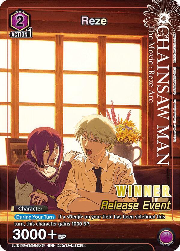 Reze (Release Event Winner), UE22BT: CHAINSAW MAN Release Event UEPR/CSM-1-027