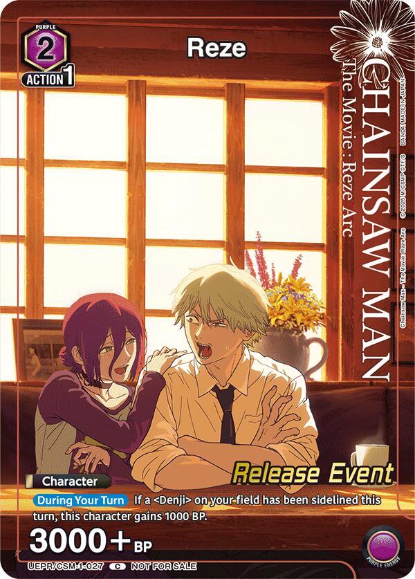 Reze (Release Event Participant), UE22BT: CHAINSAW MAN Release Event UEPR/CSM-1-027