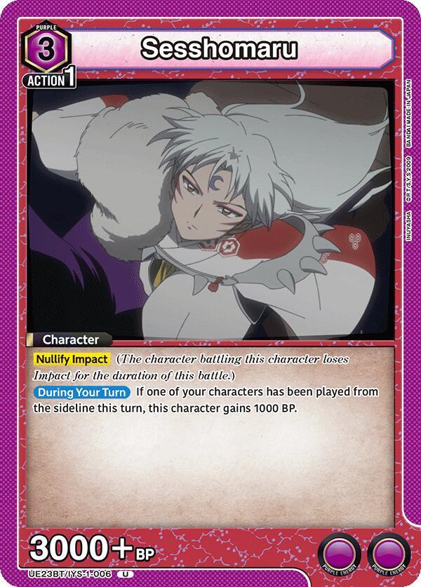 Sesshomaru (006), UE23BT: Inuyasha UE23BT/IYS-1-006