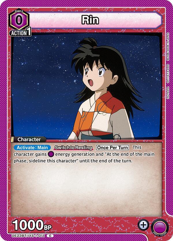 Rin (011), UE23BT: Inuyasha UE23BT/IYS-1-011