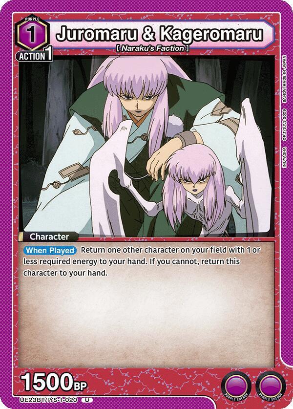 Juromaru & Kageromaru, UE23BT: Inuyasha UE23BT/IYS-1-020