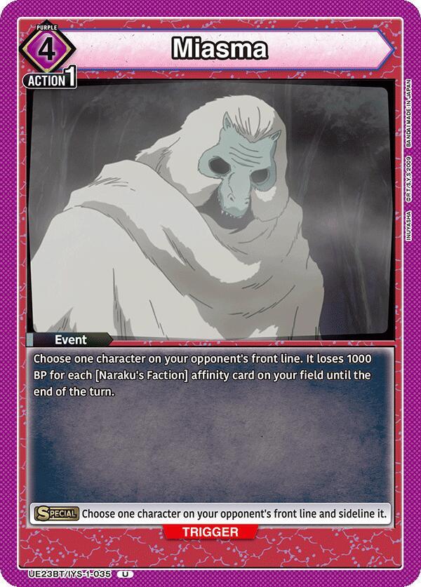 Miasma, UE23BT: Inuyasha UE23BT/IYS-1-035