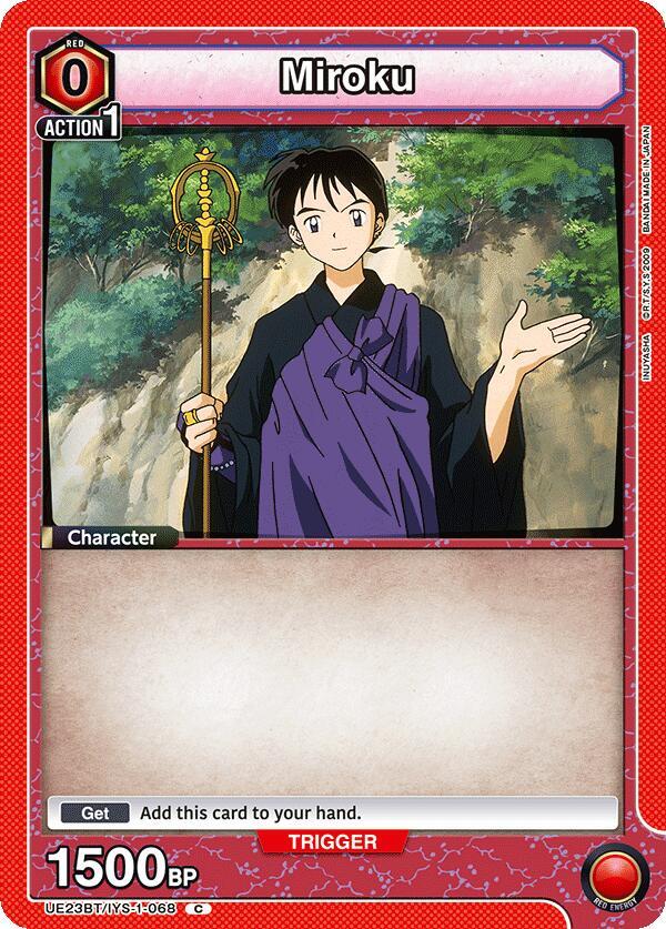 Miroku (068), UE23BT: Inuyasha UE23BT/IYS-1-068