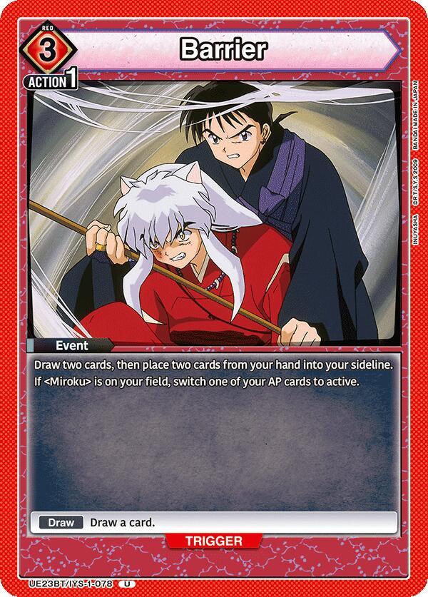 Barrier, UE23BT: Inuyasha UE23BT/IYS-1-078