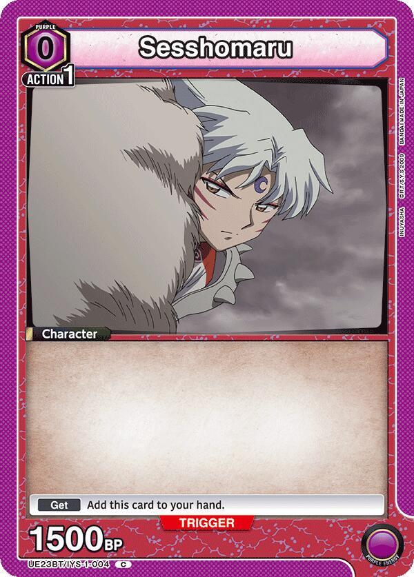 Sesshomaru (004) (Box Topper Foil), UE23BT: Inuyasha UE23BT/IYS-1-004