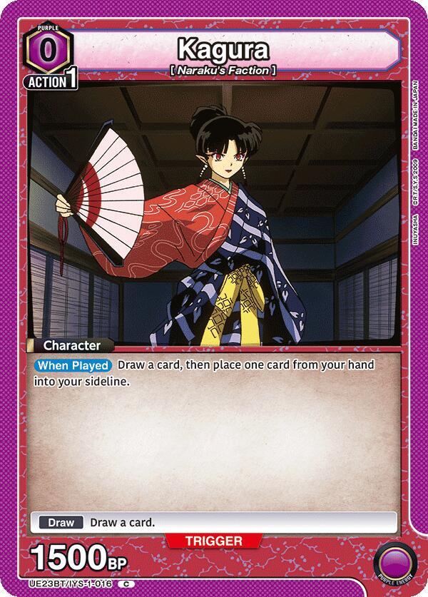 Kagura (016) (Box Topper Foil), UE23BT: Inuyasha UE23BT/IYS-1-016