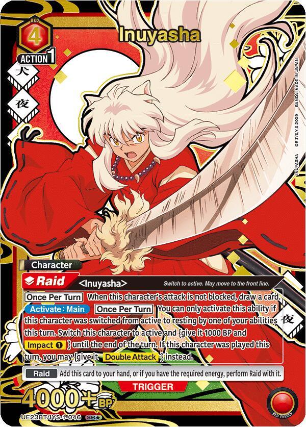 Inuyasha (046) (SR*) (Box Topper Gold Foil), UE23BT: Inuyasha UE23BT/IYS-1-046