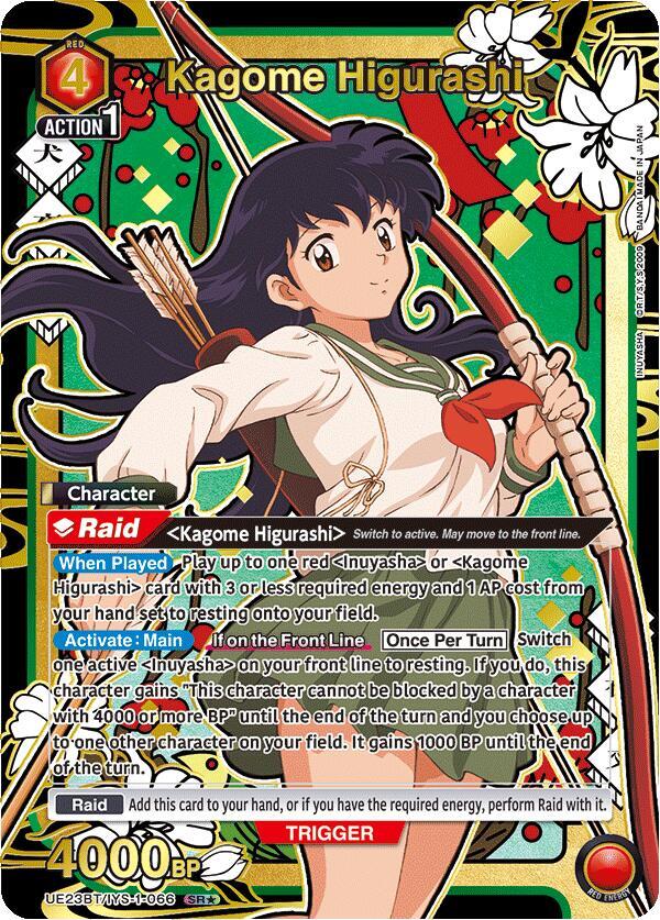 Kagome Higurashi (066) (SR*) (Box Topper Gold Foil), UE23BT: Inuyasha UE23BT/IYS-1-066