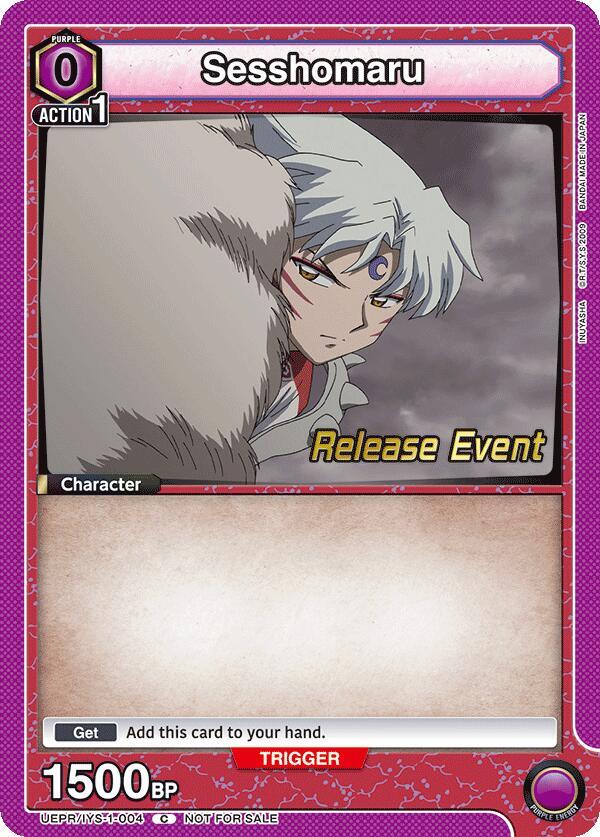 Sesshomaru (004), UE23BT: Inuyasha Release Event Cards UEPR/IYS-1-004