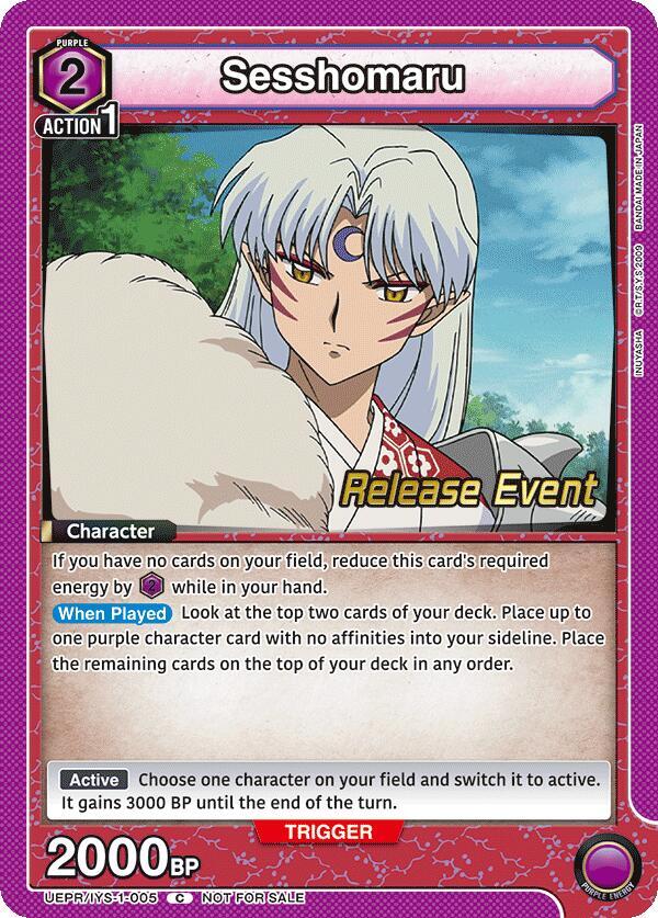 Sesshomaru (005), UE23BT: Inuyasha Release Event Cards UEPR/IYS-1-005