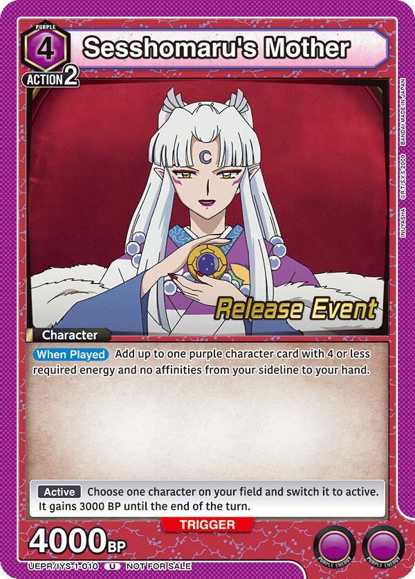 Sesshomaru's Mother, UE23BT: Inuyasha Release Event Cards UEPR/IYS-1-010