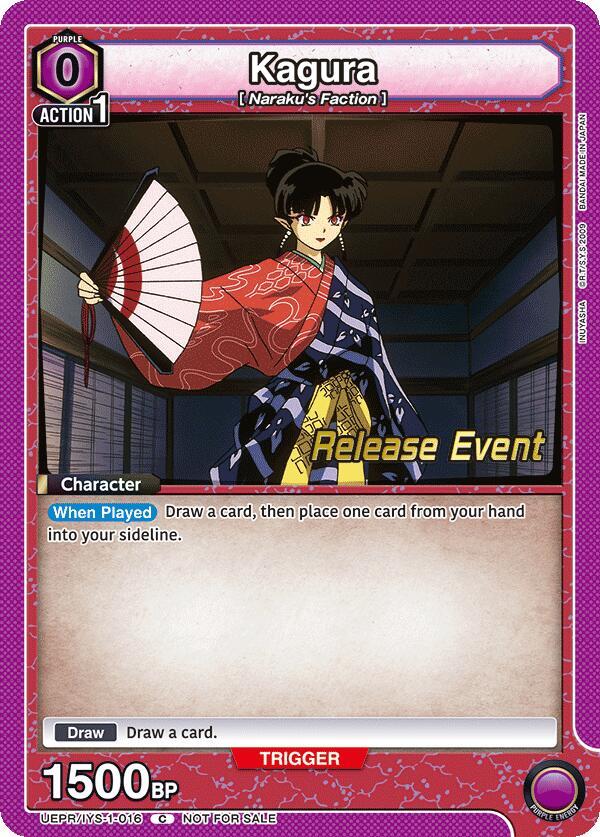 Kagura (016), UE23BT: Inuyasha Release Event Cards UEPR/IYS-1-016