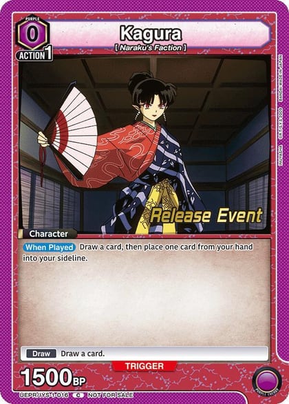Kagura (016), UE23BT: Inuyasha Release Event Cards UEPR/IYS-1-016