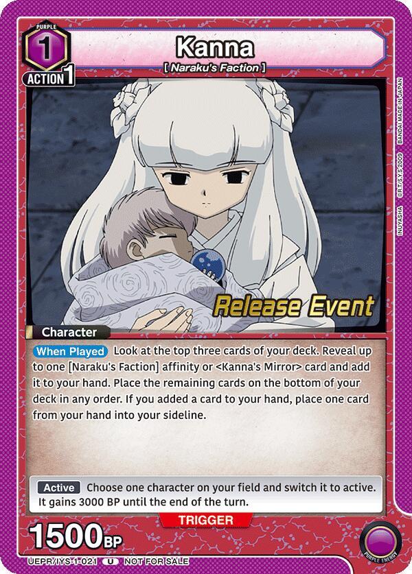Kanna, UE23BT: Inuyasha Release Event Cards UEPR/IYS-1-021