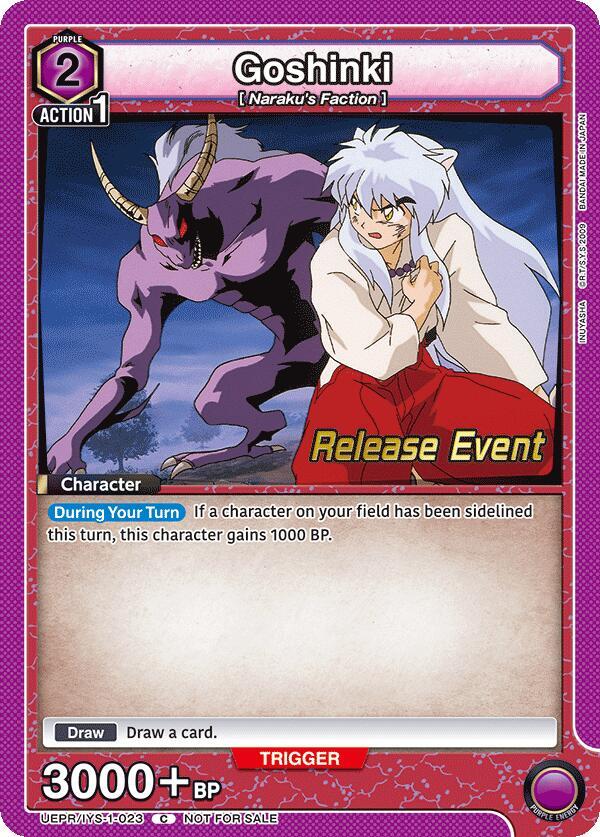 Goshinki, UE23BT: Inuyasha Release Event Cards UEPR/IYS-1-023