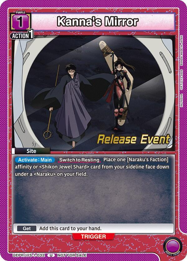 Kanna's Mirror, UE23BT: Inuyasha Release Event Cards UEPR/IYS-1-032