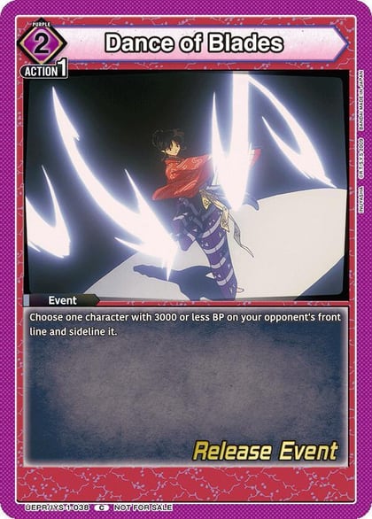 Dance of Blades, UE23BT: Inuyasha Release Event Cards UEPR/IYS-1-038