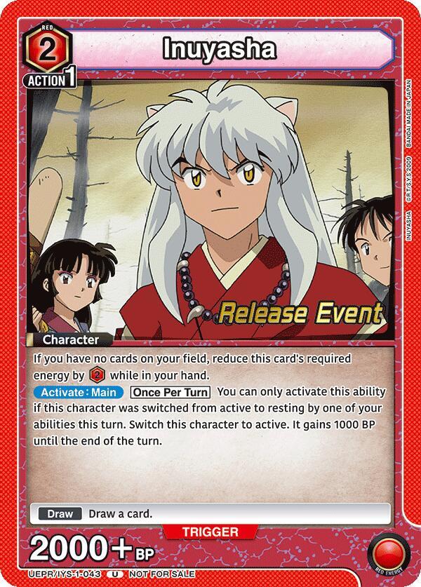 Inuyasha (043), UE23BT: Inuyasha Release Event Cards UEPR/IYS-1-043