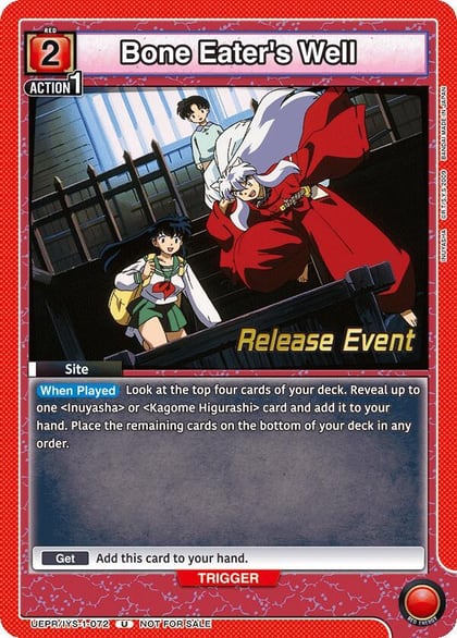 Bone Eater's Well, UE23BT: Inuyasha Release Event Cards UEPR/IYS-1-072