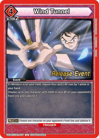 Wind Tunnel, UE23BT: Inuyasha Release Event Cards UEPR/IYS-1-077