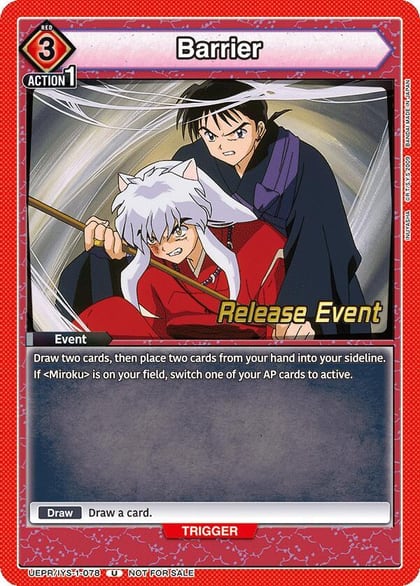 Barrier, UE23BT: Inuyasha Release Event Cards UEPR/IYS-1-078
