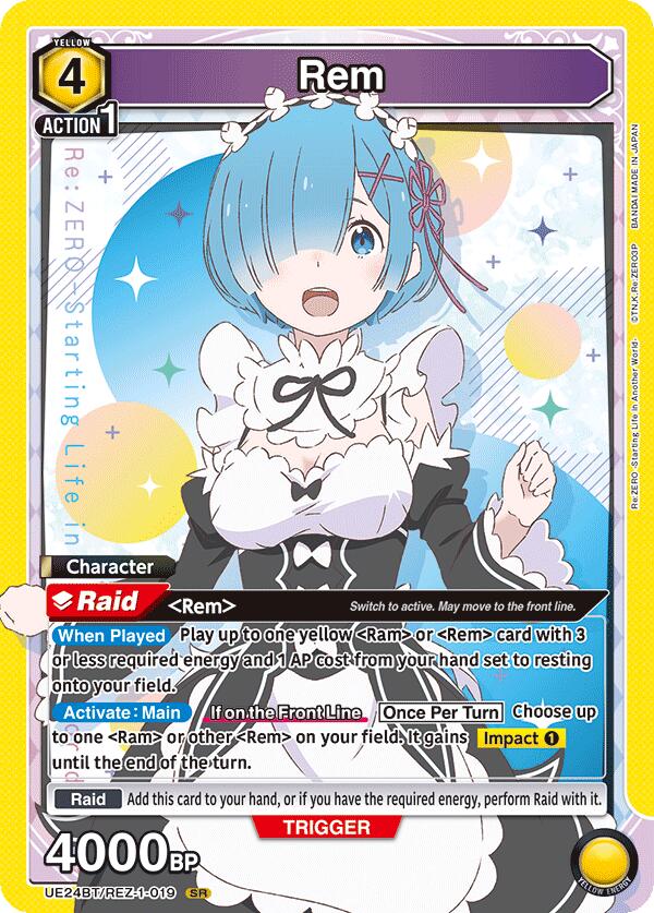 Rem (019), UE24BT: Re:ZERO -Starting Life in Another World- UE24BT/REZ-1-019