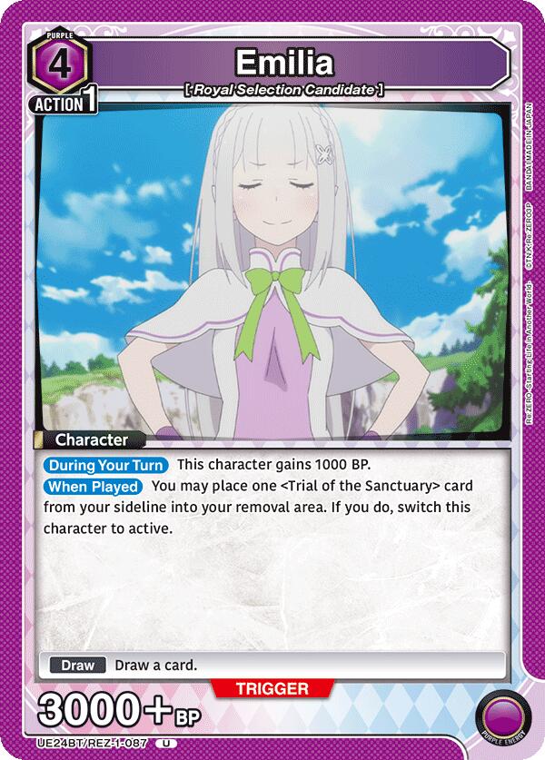 Emilia (087), UE24BT: Re:ZERO -Starting Life in Another World- UE24BT/REZ-1-087